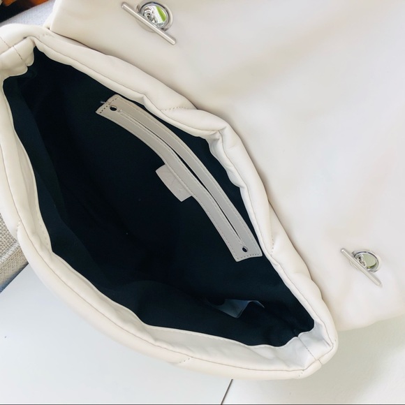 ZARA | Quilted cream bag - Picture 10 of 12